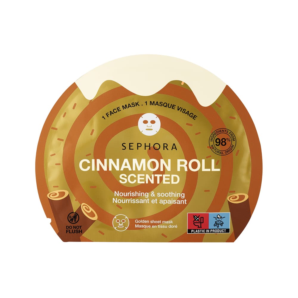 CINNAMON ROLL SCENT ANTI FATIGUE EYE MASKS (MASCARILLA FACIAL)